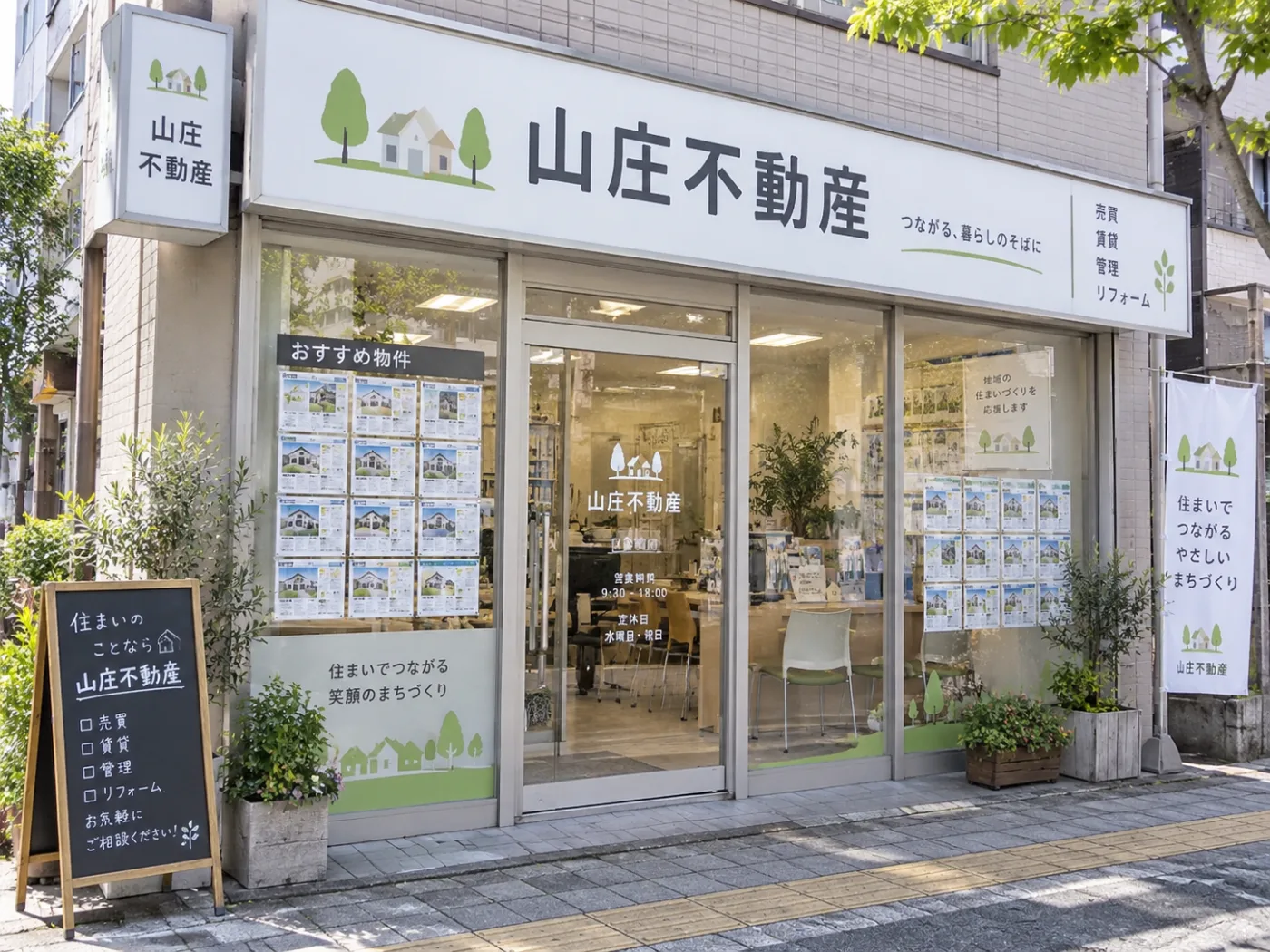 山庄不動産 ご来店・ご相談イメージ