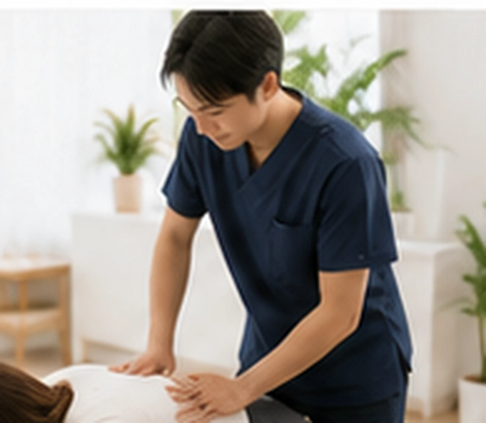 整体院で施術を行うスタッフ